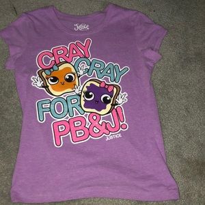 A cray Cray for pb&j shirt from justice.